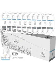 Pack 10 cables lightning...